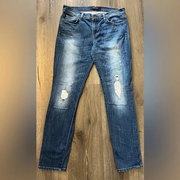 J Brand Women’s Bigtime Distressed Jeans Size 28 - Picture 2 of 15